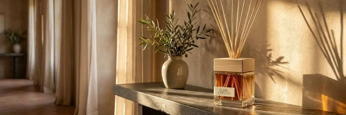 Diffusore di fragranza in un boutique hotel per illustrare come profumare hotel e B&B con eleganza.