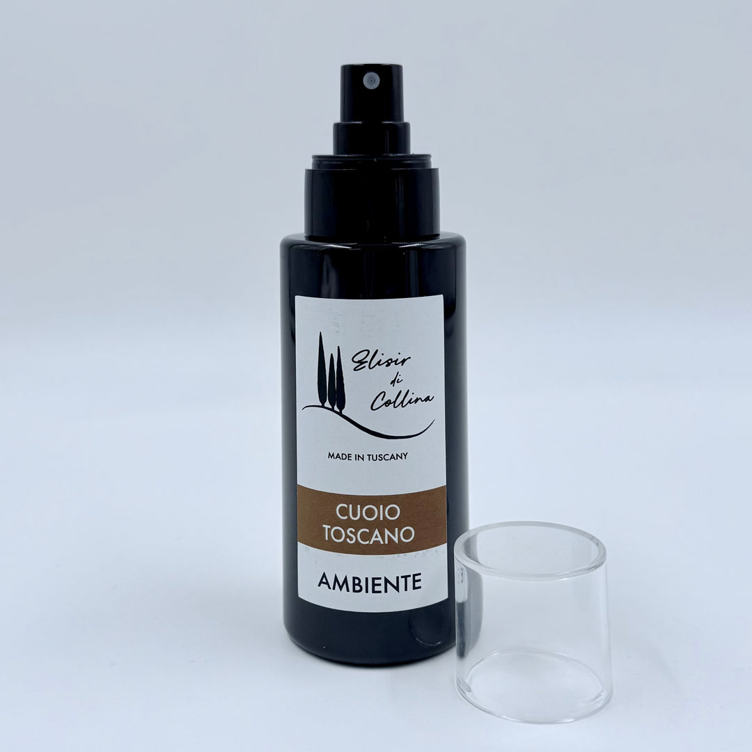 Spray ambiente cuoio toscano di Elisir di Collina